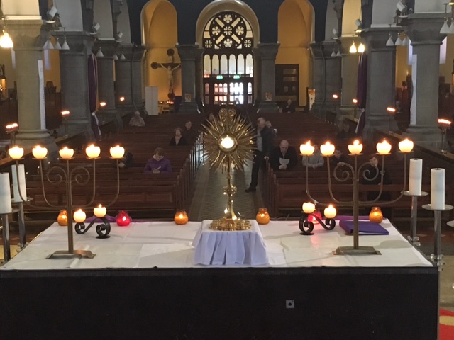 24 Hours for the Lord - view from the altar